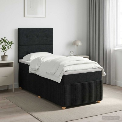 Spring bed with mattress...