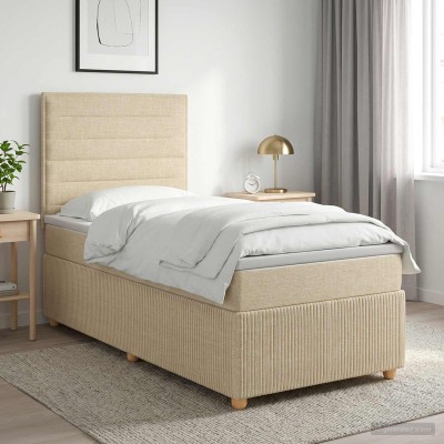 Spring bed with mattress...