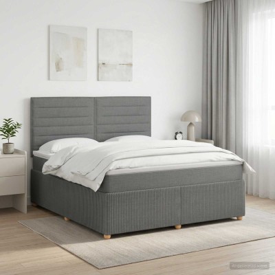 Spring bed with mattress...