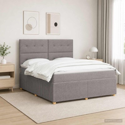 Spring bed with mattress...