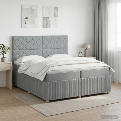 Spring bed with mattress...