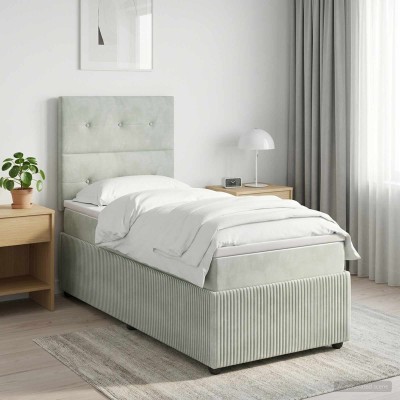 Spring bed with mattress...