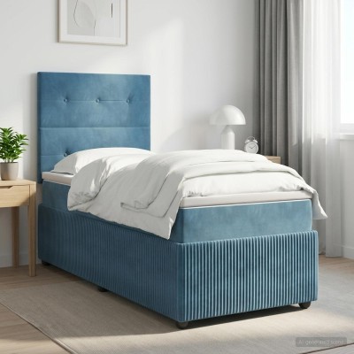 Spring bed with mattress...
