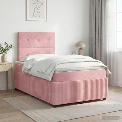 Spring bed with mattress...