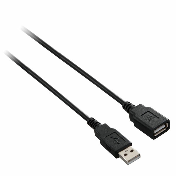 USB-Kaapeli V7 FBA_V7E2USB2EXT-03M Musta 3 m