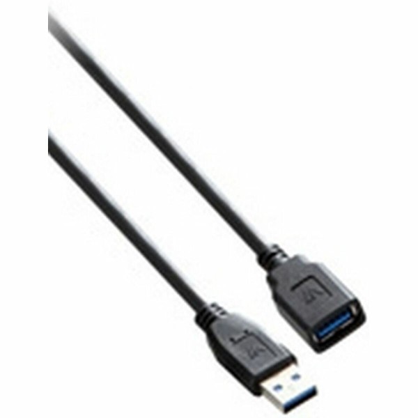 USB-kaabel V7 V7E2USB3EXT-1.8M-2N Must 1,8 m