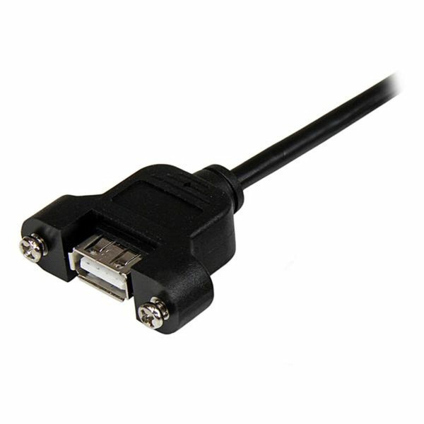 USB Cable Startech USBPNLAFAM1 USB A Black