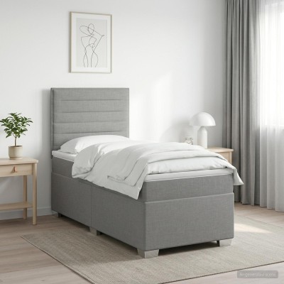 Spring bed with mattress...