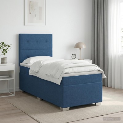Spring bed with mattress...