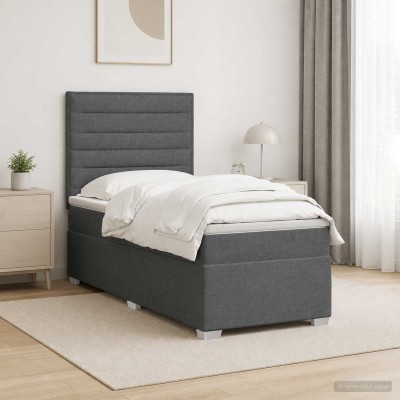Spring bed with mattress...