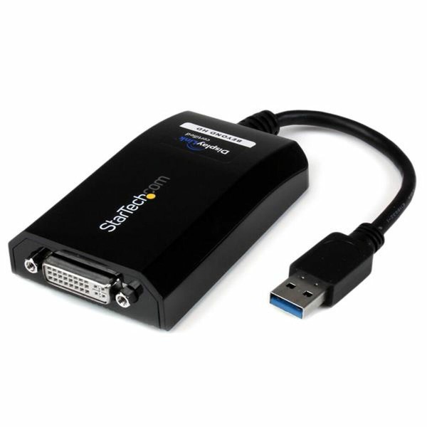 USB Adapteris Startech USB32DVIPRO USB A Melns