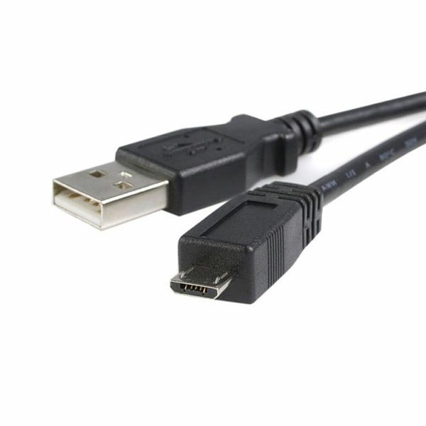 Cable Micro USB Startech UUSBHAUB3M USB A Micro USB B Black