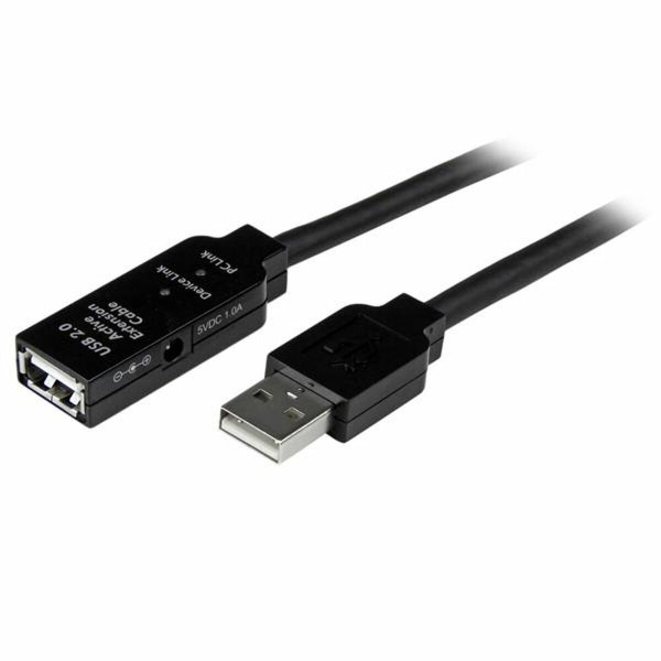 USB-kaabel Startech USB2AAEXT15M Must