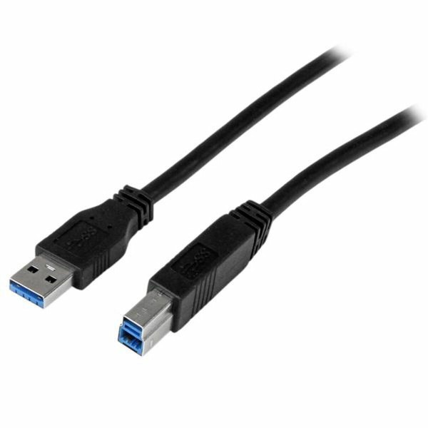 USB A to USB B Cable Startech USB3CAB2M Black