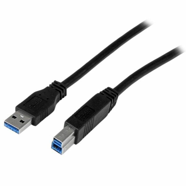 USB A uz USB B Kabelis Startech USB3CAB1M Melns