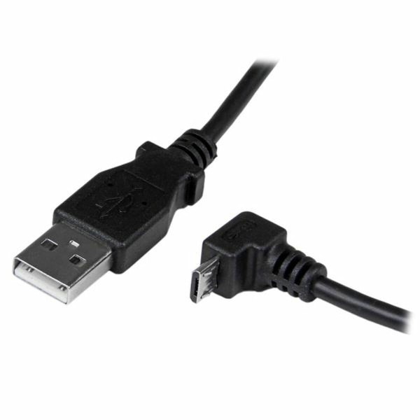 USB to mikro USB kabelis Startech USBAUB2MD Melns