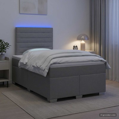 Spring bed with mattress...