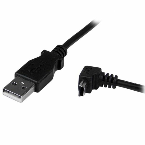 Универсальный кабель USB-MicroUSB Startech USBAMB2MD Чёрный