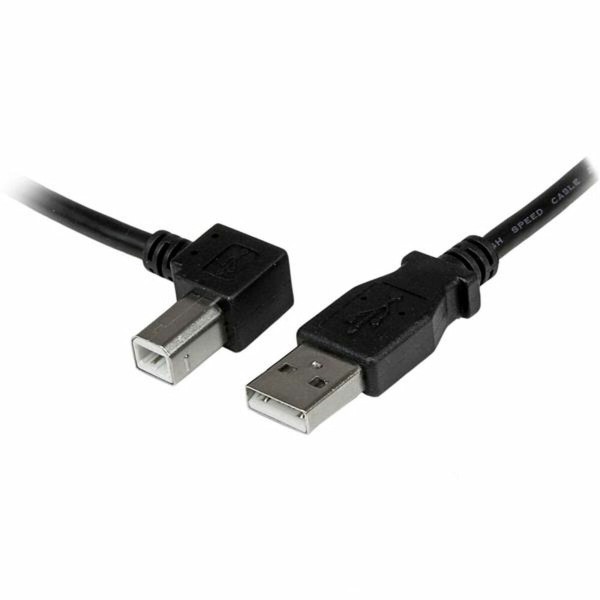 Кабель USB A — USB B Startech USBAB2ML Чёрный