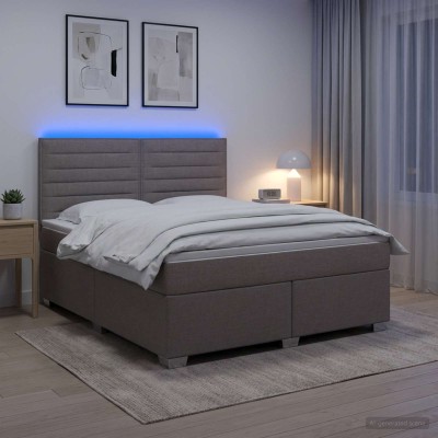 Spring bed with mattress...