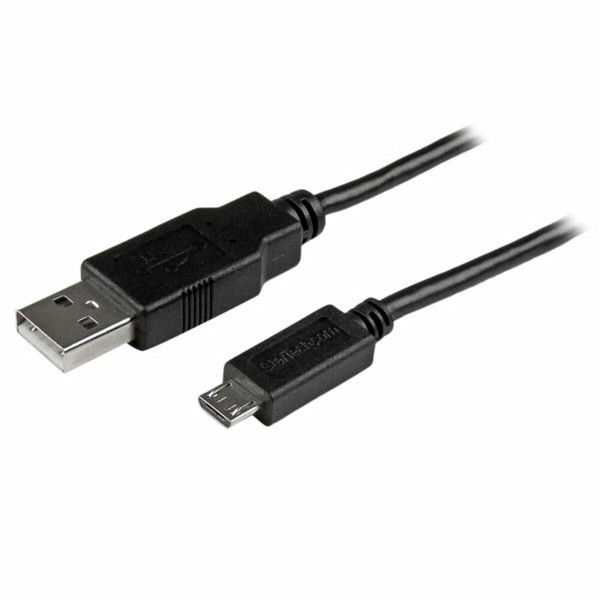 USB-kaabel-Mikro USB Startech USBAUB1MBK Must