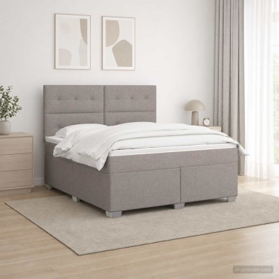 Spring bed with mattress...