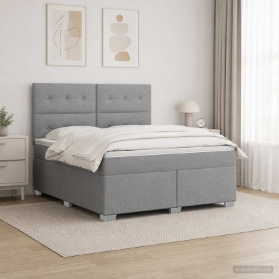 Spring bed with mattress...