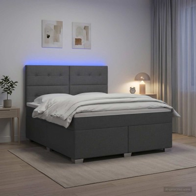 Spring bed with mattress...