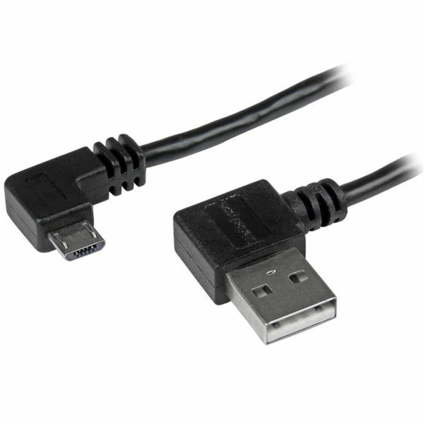 USB-kaapeli - Micro-USB Startech USB2AUB2RA1M Musta
