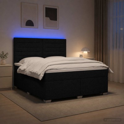 Spring bed with mattress...