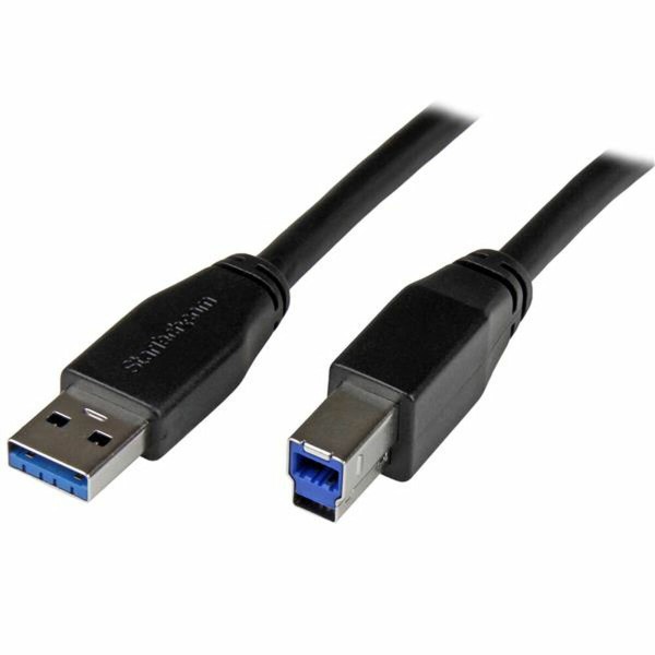 USB A - USB B Kaabel Startech USB3SAB5M Must