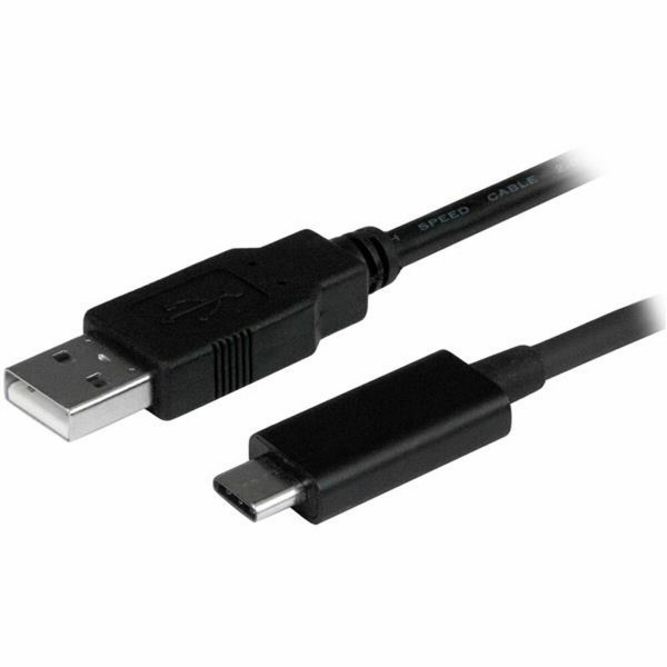 Кабель USB A — USB C Startech USB2AC1M USB C Чёрный