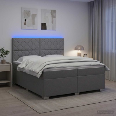 Spring bed with mattress...