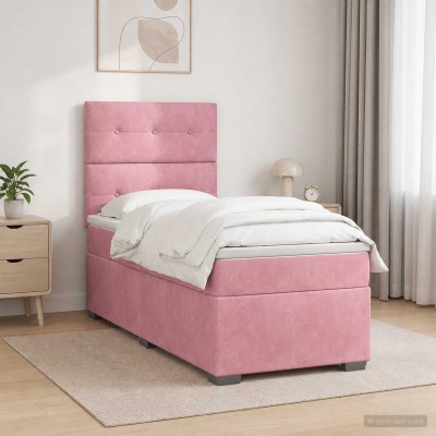 Spring bed with mattress...