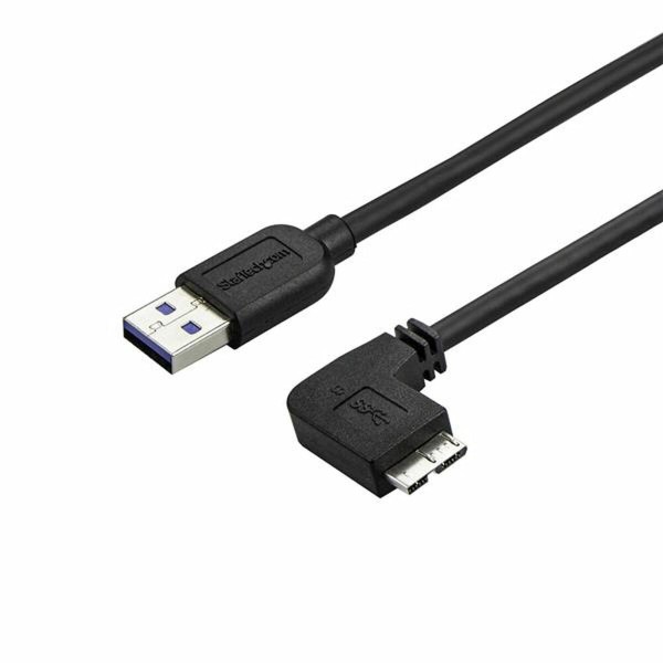 Kabelis USB į mikro USB Startech USB3AU2MRS Juoda