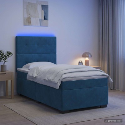 Spring bed with mattress...
