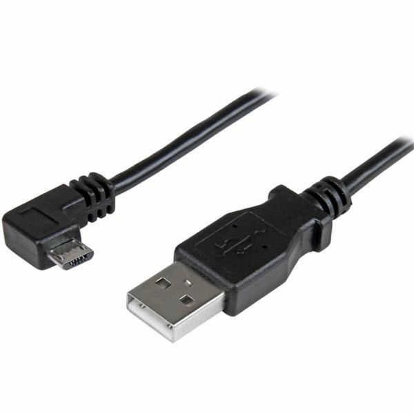 Универсальный кабель USB-MicroUSB Startech USBAUB1MRA Чёрный