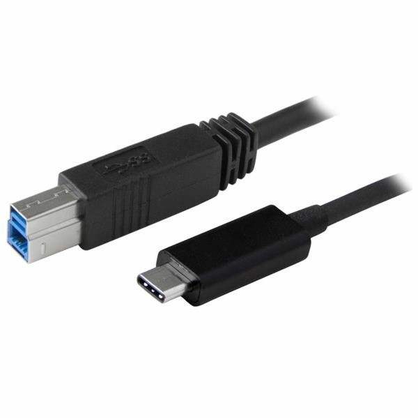 Kabelis USB C Startech USB31CB1M Juoda 1 m