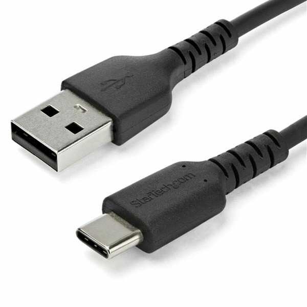 Кабель USB A — USB C Startech RUSB2AC2MB Чёрный