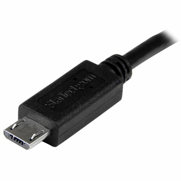 Cable Micro USB Startech UUUSBOTG8IN Black