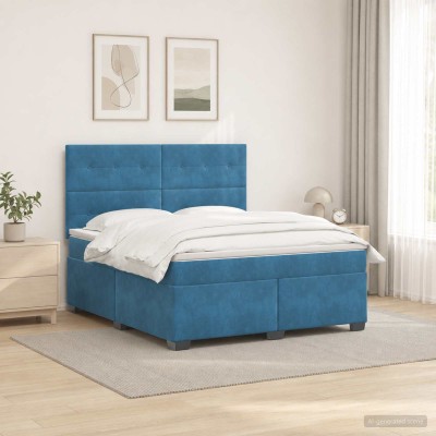 Spring bed with mattress...