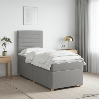 Spring bed with mattress...