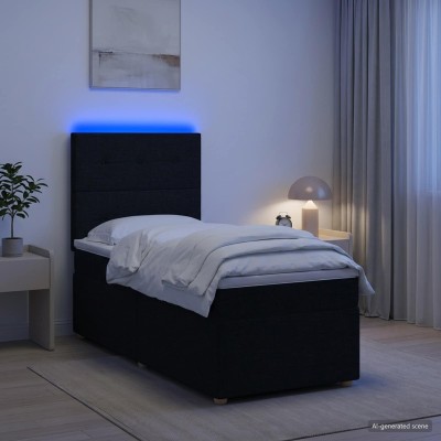 Spring bed with mattress...