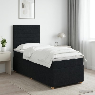 Spring bed with mattress...