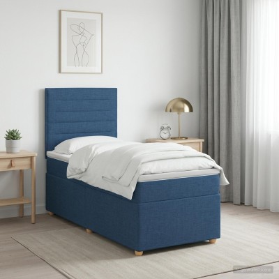 Spring bed with mattress...