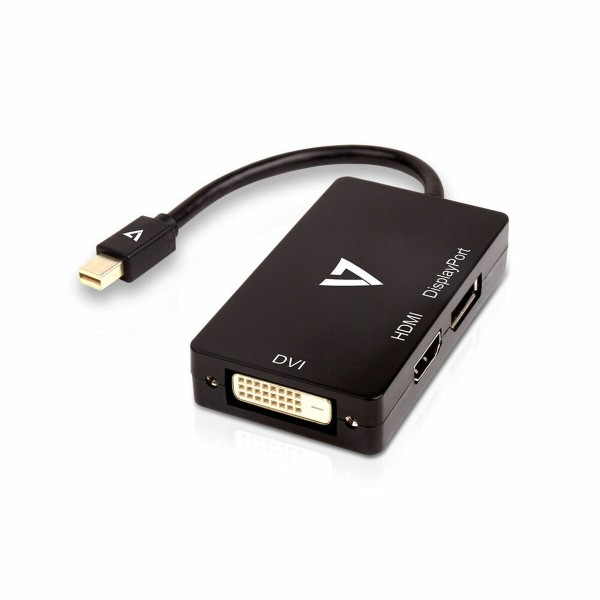 Mini DisplayPort - VGA/DVI/HDMI adapteri V7 V7MDP-DPDVIHDMI-1N Musta