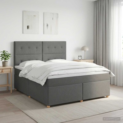 Spring bed with mattress...