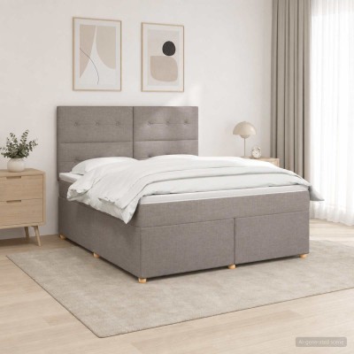 Spring bed with mattress...