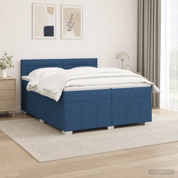 LED bed mattress with LED lighting Blue 200 x 200 cm