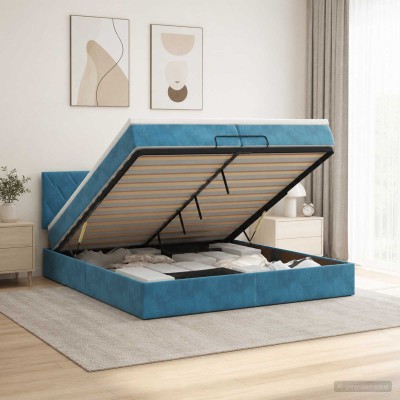 Adjustable bed with...